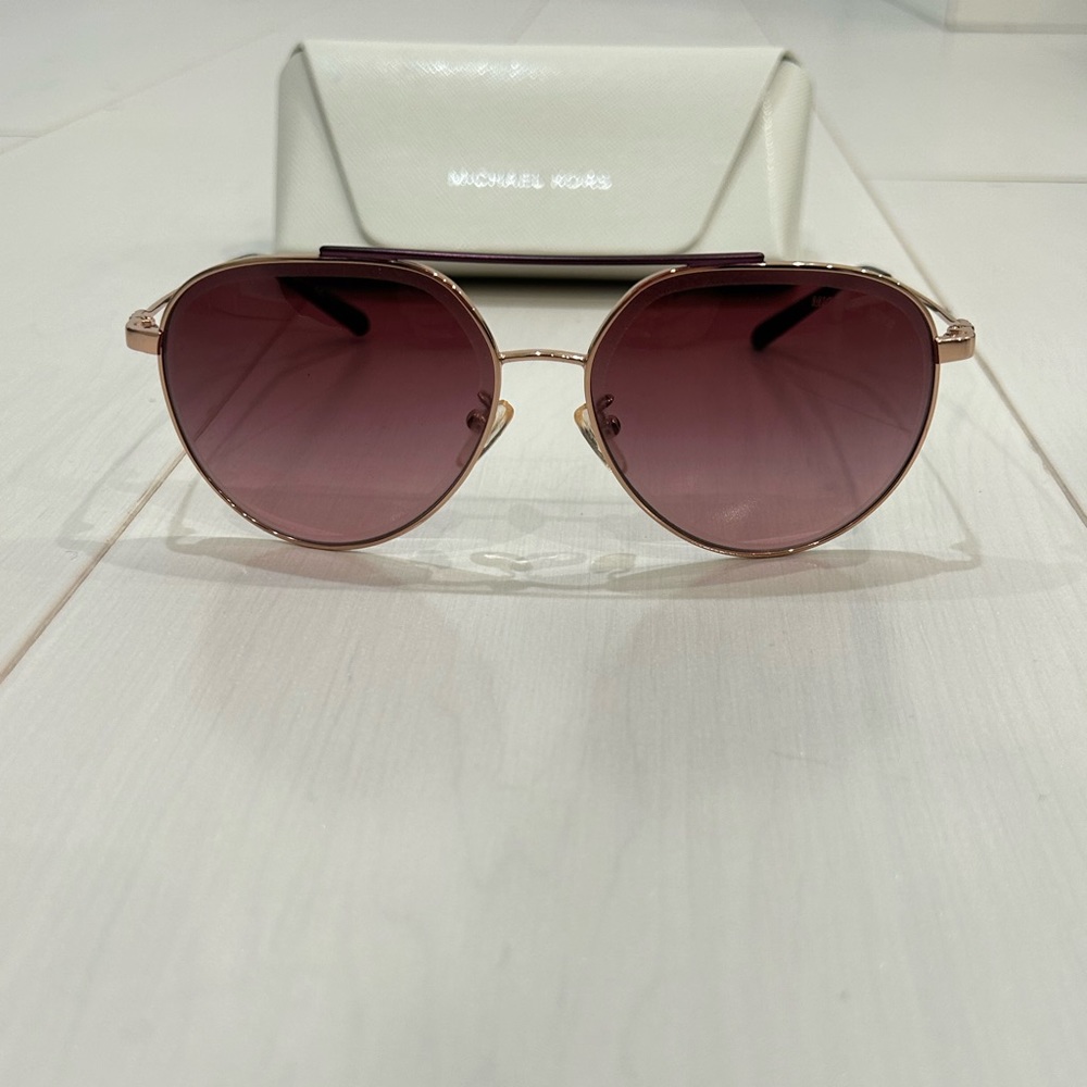 Vintage Michael Kors Burgundy sunglasses